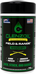 Field & Range Single-Use Saturated Gun Oil Wipe Packets | Individual CLP Wipes |