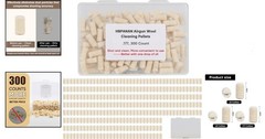 300 Count .177 Cal Cotton Felt Cleaning Pellets – Tool-Free Deep Clean Solution