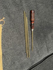 Vintage Montgomery Ward .22 Caliber Gun Cleaning Rod Incomplete / Broken