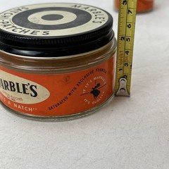2 Marble’s Satchi Patches Jars Paper Label Marble Arms Corp Gladstone Michigan