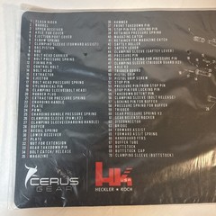 Heckler & Koch HK MR 556 Counter Cleaning Mat 12 X 35 Exploded View Official Lic