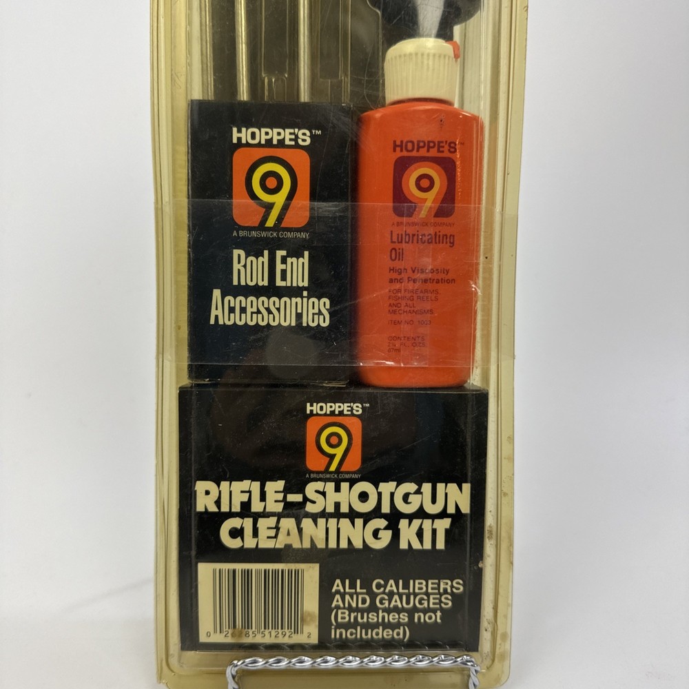 Hoppes Complete Universal Shotgun and Rifle Cleaning Kit With Cleaning Patches