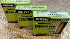 NEW💫HUNTEGO Cleanshot Shoot Thru Gun Bore Cleaner 20 GA 2.75″ 3 Pk Lot Of 5 ea