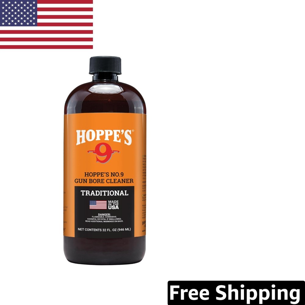 Hoppe’s No. 9 Gun Bore Cleaner, 1 Quart – Ultimate Firearm Care Solution
