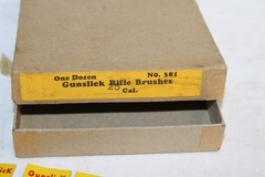 NOS Lot of 8 Outters Gunslick .25 Caliber Rifle Brushes No. 381