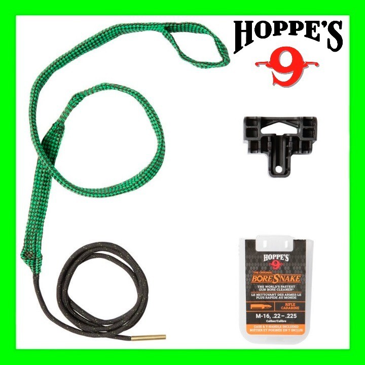 Hoppe’s No. 9 DEN BoreSnake .22 Rifle Cleaning Rope Brush Tool 24011D