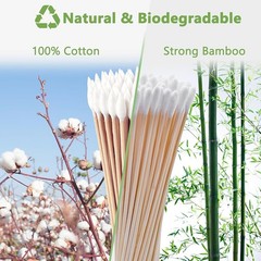 500PCS Gun Cleaning Swabs Cotton Lint Free Absorbent Precision Cleaning Supplies