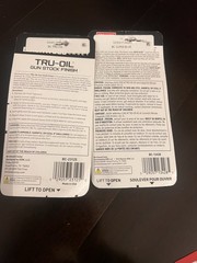 Birchwood Casey Super Blue Liquid Gun & Tru-oil Gun Stick Finish