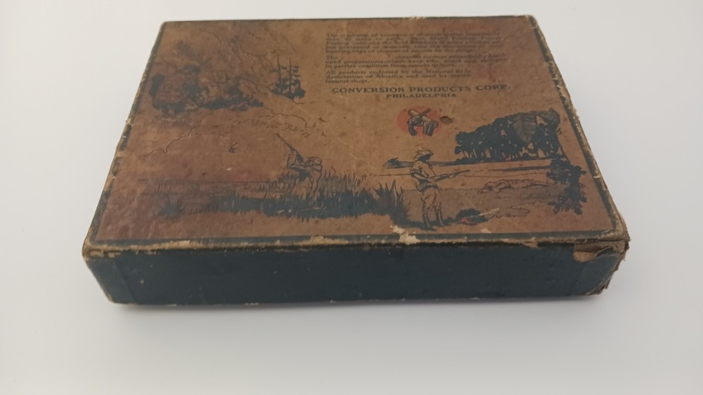 RARE Vintage Stazon NRA Firearm Collectible Box Single Stazon Gun Oil Tube