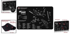 Protective Gun Cleaning Mat for Sig Sauer P320, 11×17, Easy to Store and Use
