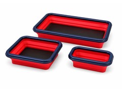 MidwayUSA Collapsible Magnetic Gun Cleaning Parts Tray 3-Piece Set