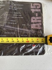 Tekmat AR15- Cut Away Cleaning Mat Black Ultra Long 35 x 12 Inch Pack of 1