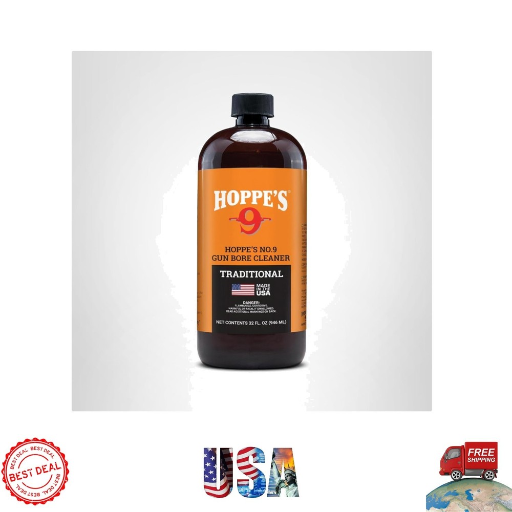 No. 9 Gun Bore Cleaner 32 Oz – Trusted Since 1903 for Deep Penetrating Cleaning