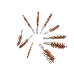 25Pc Gun Cleaning Kit GK08 Brass Bore Brush Set Aluminum Case