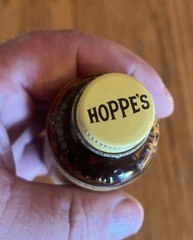 Vintage 1937 Hoppe’s Powder Solvent Nitro No. 9 Bottle 1/4 Full ***NICE***