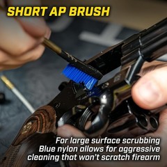 9mm Pistol Cleaning Kit with Memory-Flex Cable and Bronze Bore Brush