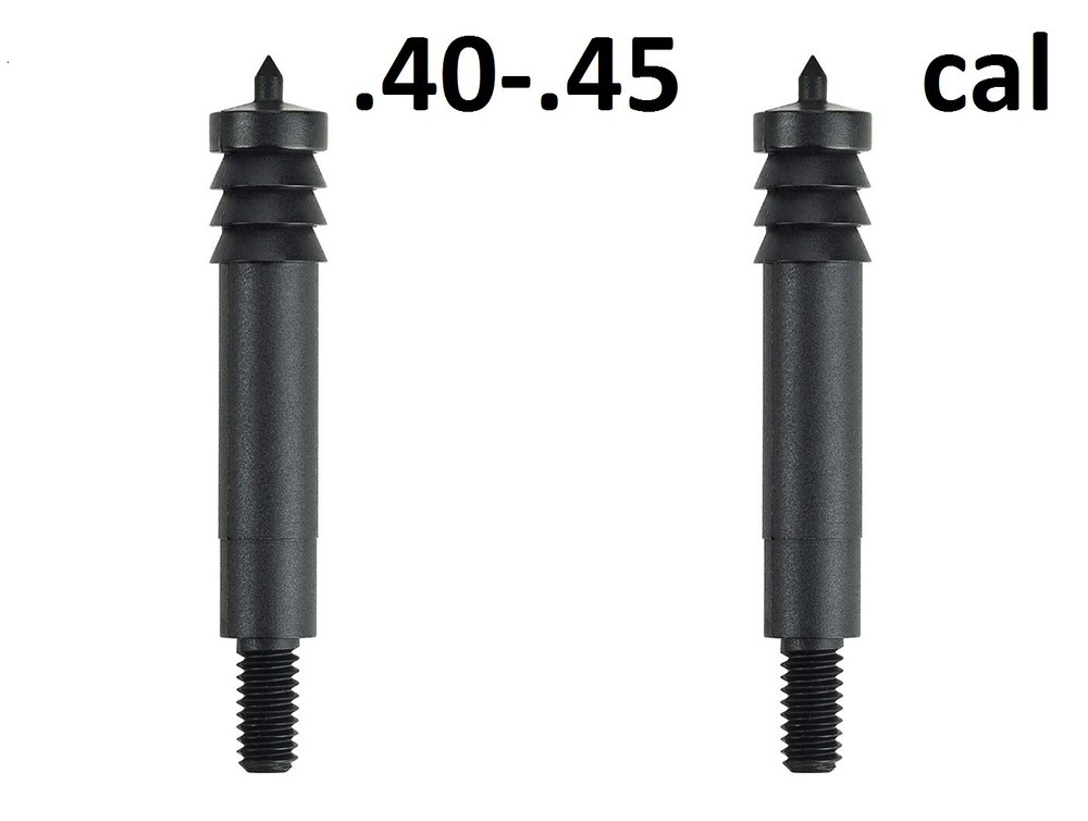 2Pcs/Lot Outers Jag Cleaning Tip Gunslick Nylon Spear-Pointed Jag .40-45 Caliber