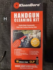 KleenBore BY SAFARILAND CLASSIC HANDGUN GUN CLEANING KIT .44 .45 CALIBER K212