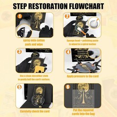 Card Cleaning Kit with Fixing Jig EVA Foam Shaping Tools for Sports and Trading