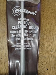 Vintage Outers Aluminum Pistol Cleaning Rod .357 .38 9mm Cal BP620-38