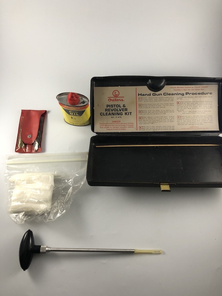 OUTERS UNIVERSAL CLEANING Kit Polymer case Used Not Complete At.53