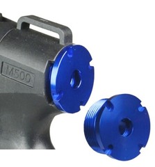 Mossberg 500 Shotgun Grip With Blue End Cap/Sling Swivel and Wrench for the Cap