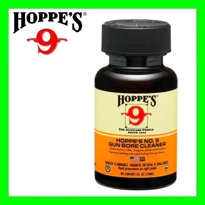 Hoppe’s No.9 Rifle, Pistol Bore Cleaning Solvent 5 Ounce Bottle pistol rifle 5oz