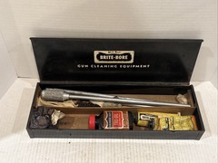 Vintage Mill Run Brite-Bore Shotgun Cleaning Kit Box And Supplies
