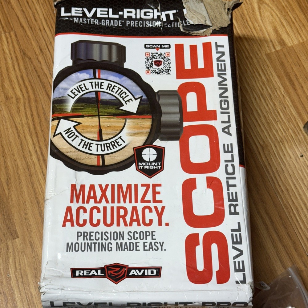 Real Avid Level Right Pro Scope Level Tool Reticle Alignment System AVLVLR-P