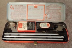 Vintage Sears Roebuck and Co GUN CLEANING KIT No. 6 20222 20-28 ga Metal Box
