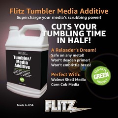 FLITZ Tumbler Media Additive 1 Gallon Ammonia-Free Tumbling Polish (SEE VIDEO)