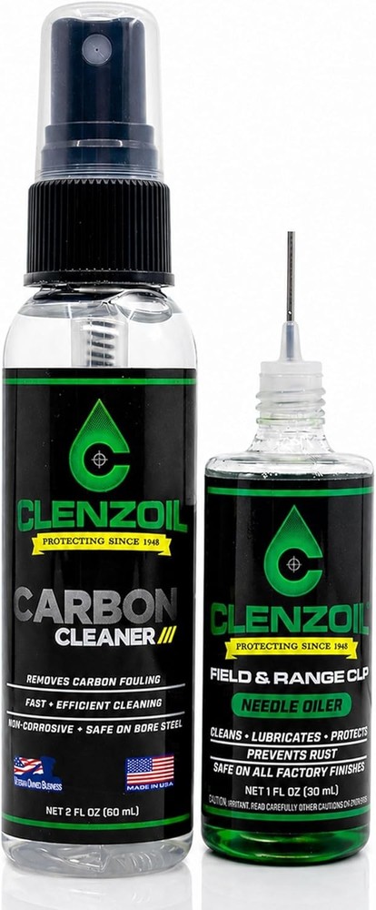 Two-Step Firearm Cleaning System – Carbon Cleaner & CLP Lubricant – Deep Fouling