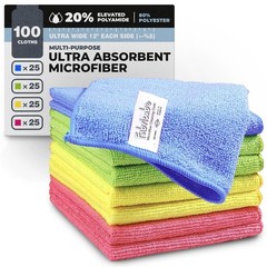 Fabricube Turkish Microfiber Cleaning Cloth Of 4 Colors 20 Polyamide For