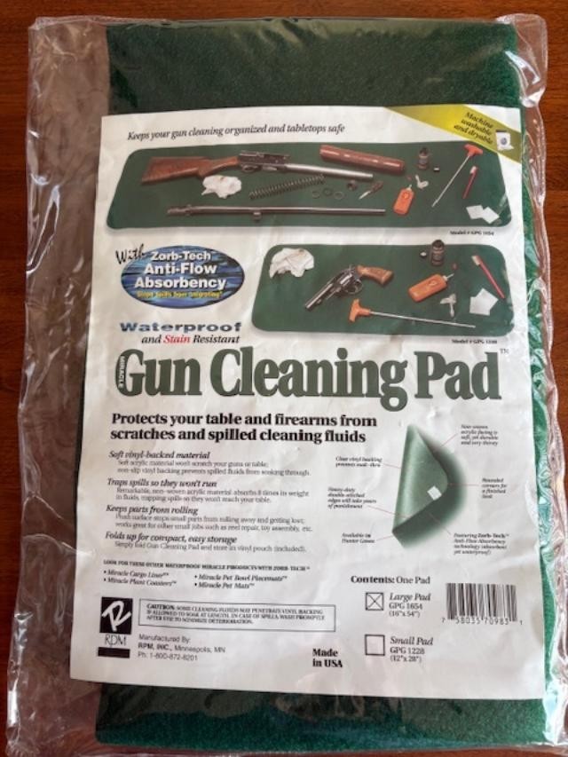 NEW Gun Cleaning Pad Rifle Shotgun Acrylic/Vinyl RPM Lg 16″x 54″ Model GPG 1228