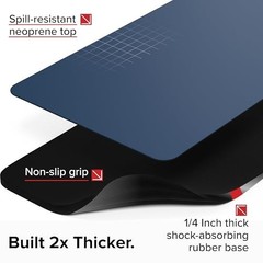 Tactical Gun Cleaning Mat – 2X Thicker, Oil & Solvent Resistant, Non-Slip – Hand