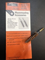 Lot Of 6 Uncle Mike’s .45 Caliber Bore Brushes