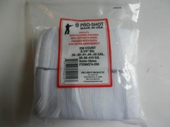 Pro-Shot, Pro Shot Cotton Gun Cleaning 250 Patches; 38-45 cal; 2-1/4″