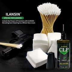 1700PCS gun cleaning supplies—1500PCS Gun Cleaning Patches 200PCS Gun Cleaning