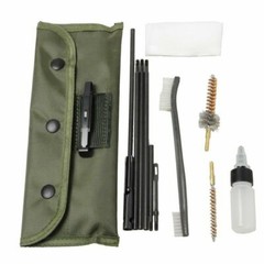 10 Pcs .22 22LR .223 556 Rifle Gun Cleaning Kit Nylon Brush Cleaner with Pouch