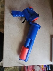 Easy Use Blue & Orange Color Shotgun Tool for 12oz Cans Great for Parties ECT…