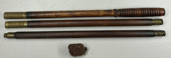 Vintage Wood & Brass 3 Piece Shotgun Cleaning Rod With Soft Tip