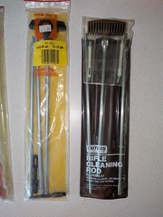 Vtg. Hoppe’s & Western Field Gun Pistol & Rifle Cleaning Kits / Rods & Holster