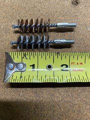.45 ACP Bore Brush Set, One Each Bronze and Steel, 8-32 Threads