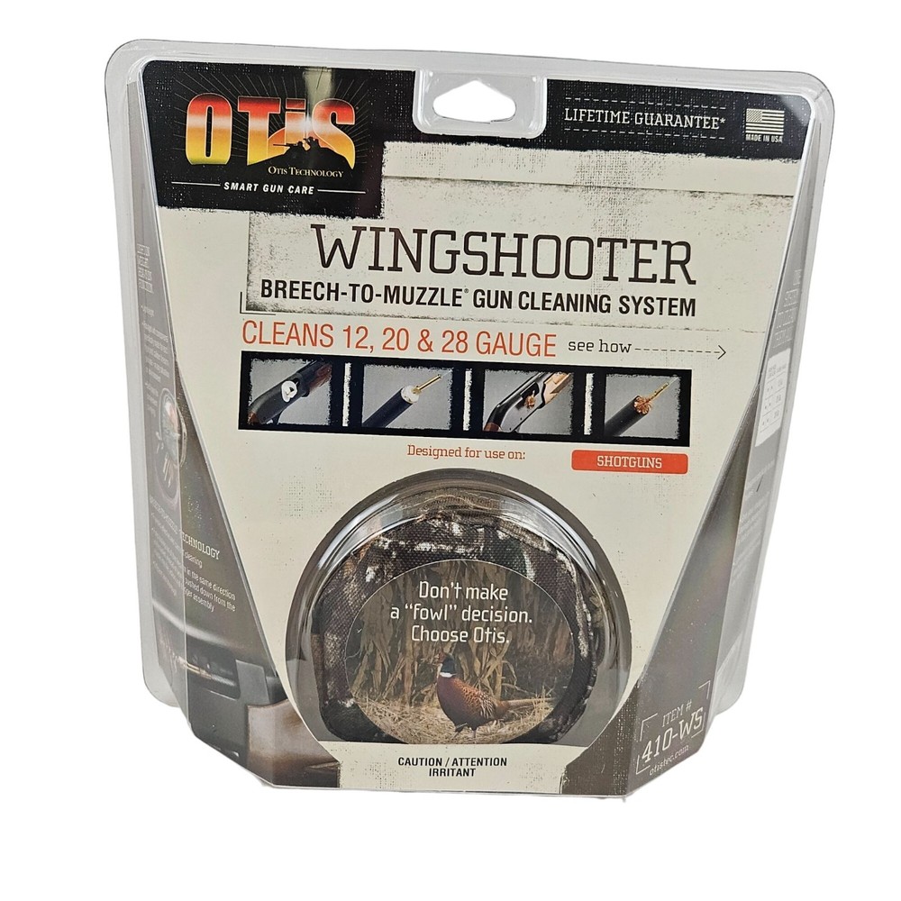 Otis Wingshooter Breech To Muzzle Cleaning System for 12 20 28 Gauge 410WS NIP
