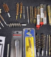 65+ Vintage New & Used Firearm / Gun Cleaning Supplies Bore Wire Bits 36 Brushes