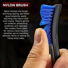PINGMIC Gun Cleaning Brushes Set – 12 Pack Double-Ended Nylon Brushes with Plast