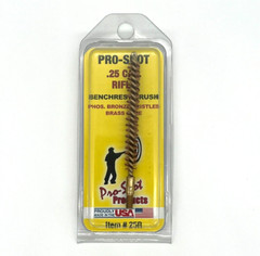 Pro-Shot Benchrest Brush & Cotton Bore Mop For .25 Cal. Rifle