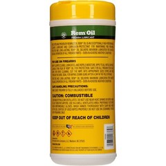 Remington Rem Oil Wipes, Pop Up (7″ x 8″), 2 60 Ct Containers, 120 Total Wipes