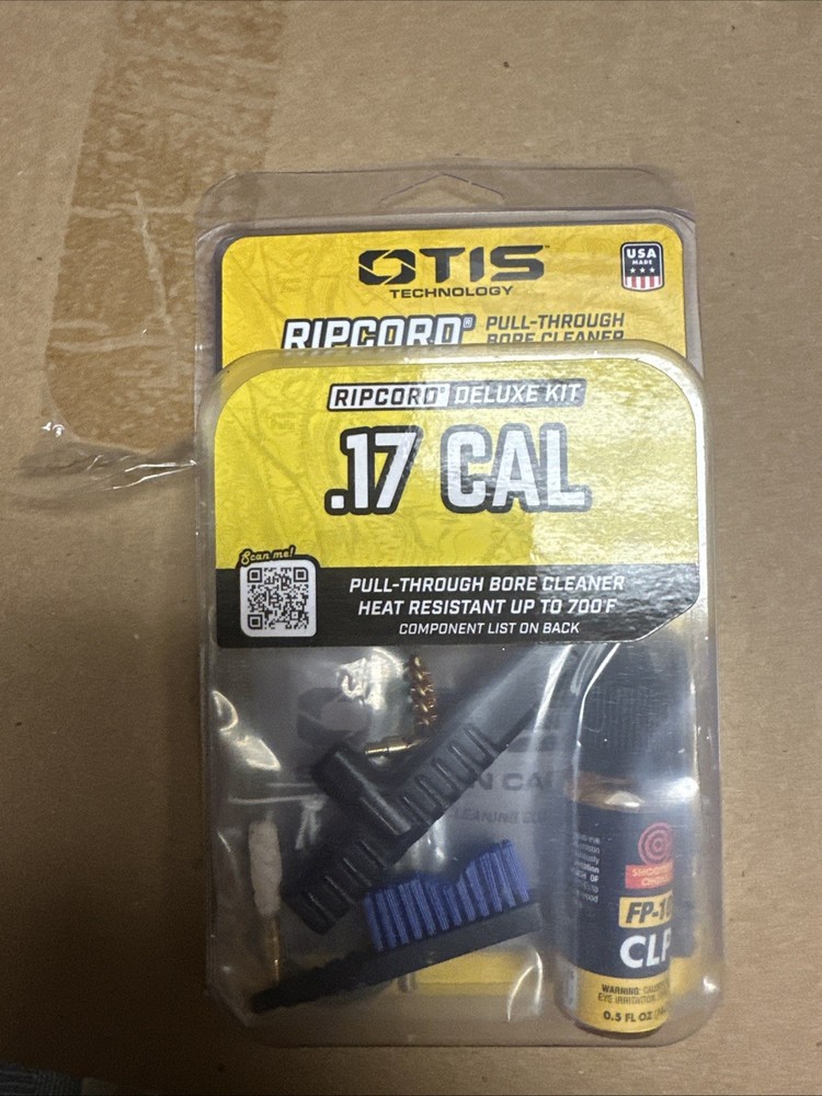Otis Technology Ripcord Deluxe Kit, .17 Cal, Combo, FG-RCD-317 Gun Cleaning Kit
