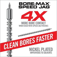 Real Avid Bore-Max Speed Jag and Patches, Bore Cleaning Jag Gun Patch Holder…